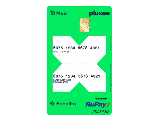 Meal card pluxee